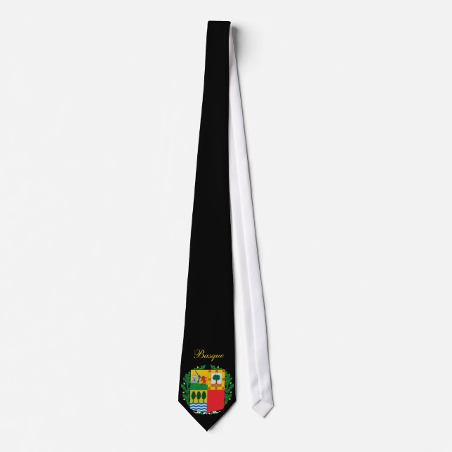 Cravate Beau bras Basque de manteau de drapeau (Devant)