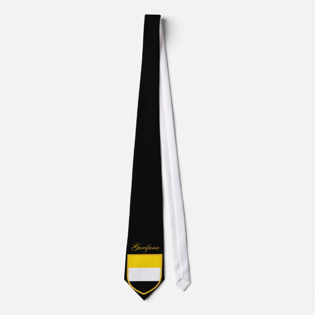 Cravate Beau drapeau de Garifuna (Devant)