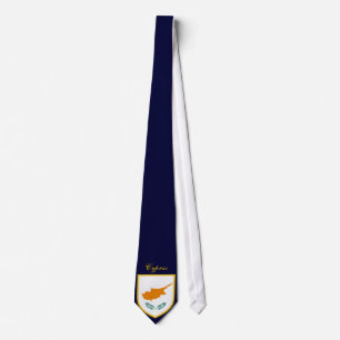 Cravate Beau drapeau de la Chypre