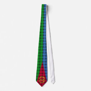 Cravate Beau drapeau de l'Érythrée