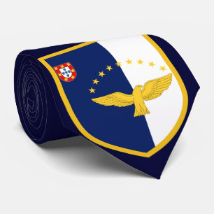Cravate Beau drapeau des Açores