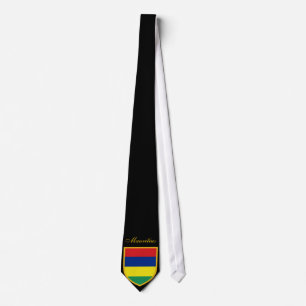 Cravate Beau drapeau des Îles Maurice