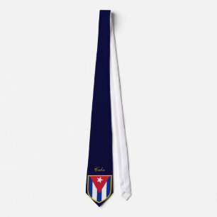 Cravate Beau drapeau du Cuba