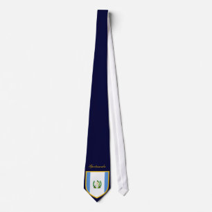 Cravate Beau drapeau du Guatemala