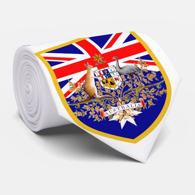 Cravate Beautiful Australia Flag (Roulé)