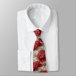 Cravate Beaux cadeaux de la Saint-Valentin pour lui fleurs