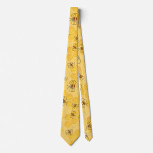 Cravate Bee Buzzing Honey Bees mignonne