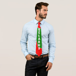 Cravate Belarus Беларусь National Flag Colours Tie