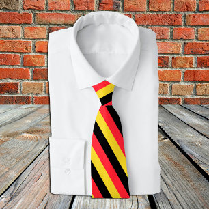 Cravate Belgique Cravate, mode Belgique Drapeau