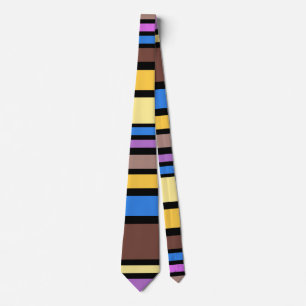 Cravate BG Stripes couleur Motif VI + votre arrière - plan