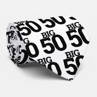 Cravate BIG 50 Cinquantième anniversaire 50ème