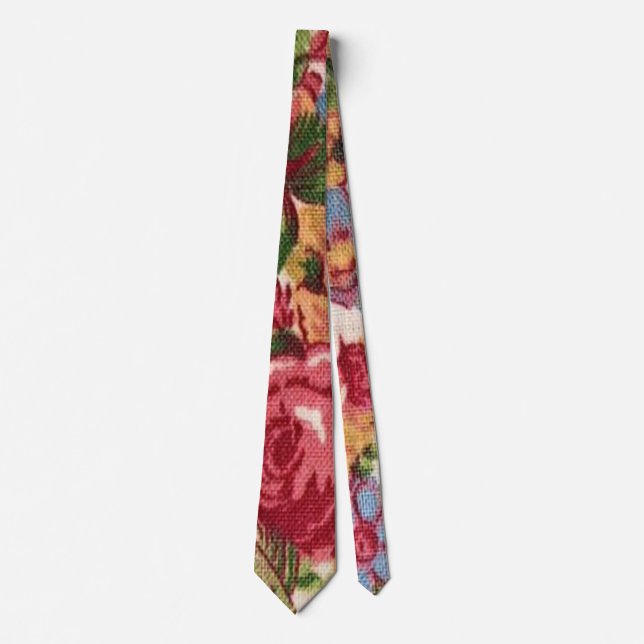 Cravate "Big Bold Floral" Hommes contemporains tendance (Devant)