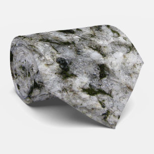 Cravate Blanc de roche de granit