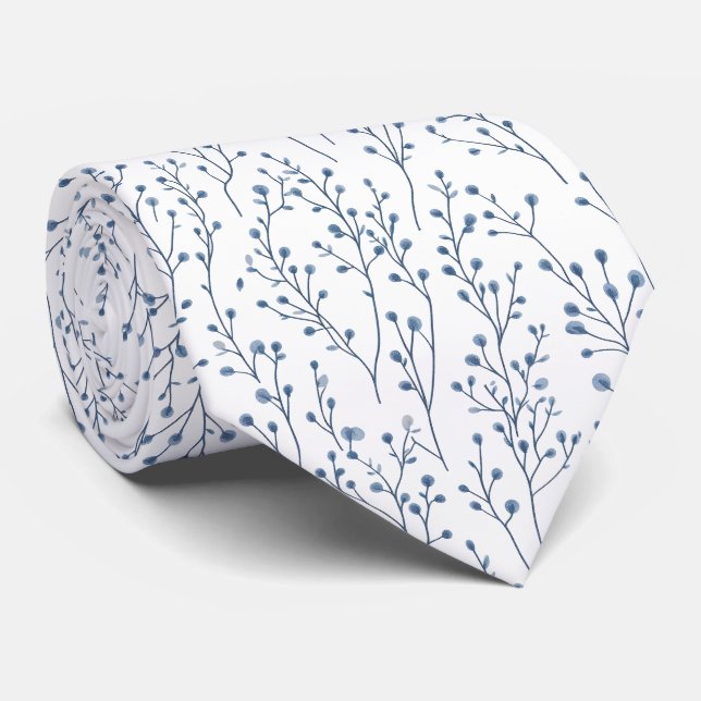Cravate Bleu (Roulé)