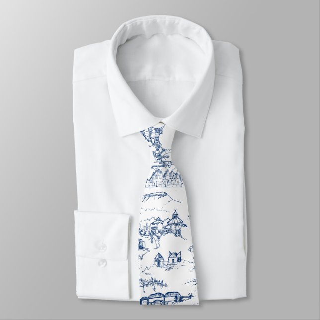 Cravate Bleu de Chattanooga Toile (Attaché)