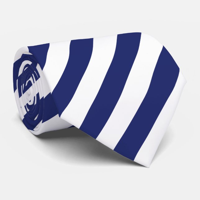 Cravate Bleu de la Marine (Roulé)