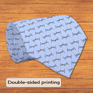 Cravate Bleu de motif de clubs de golf