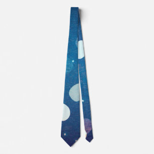 Cravate Bleu de teinture d'indigo japonais