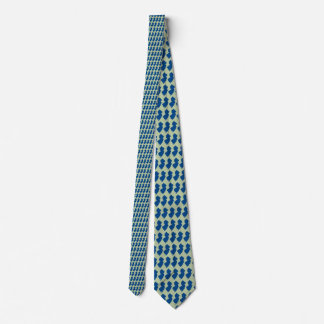 Cravate Bleu et Grey Tie