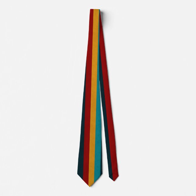 Cravate Bloc de couleurs moderne (Devant)