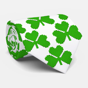 Cravate Blocs de construction shamrock Dessin