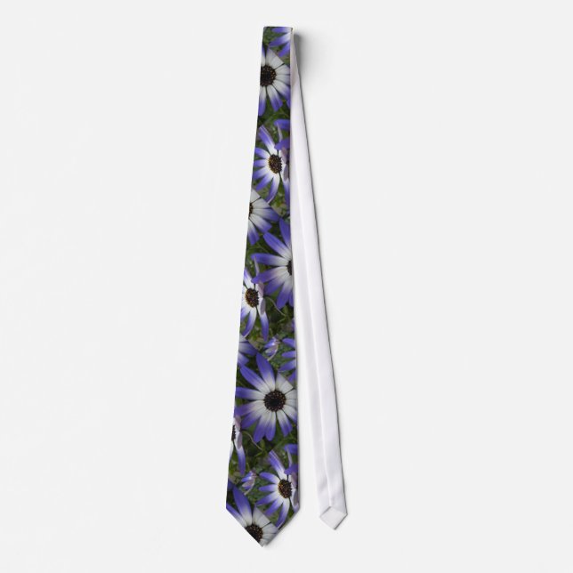 Cravate Blue Daisy (Devant)