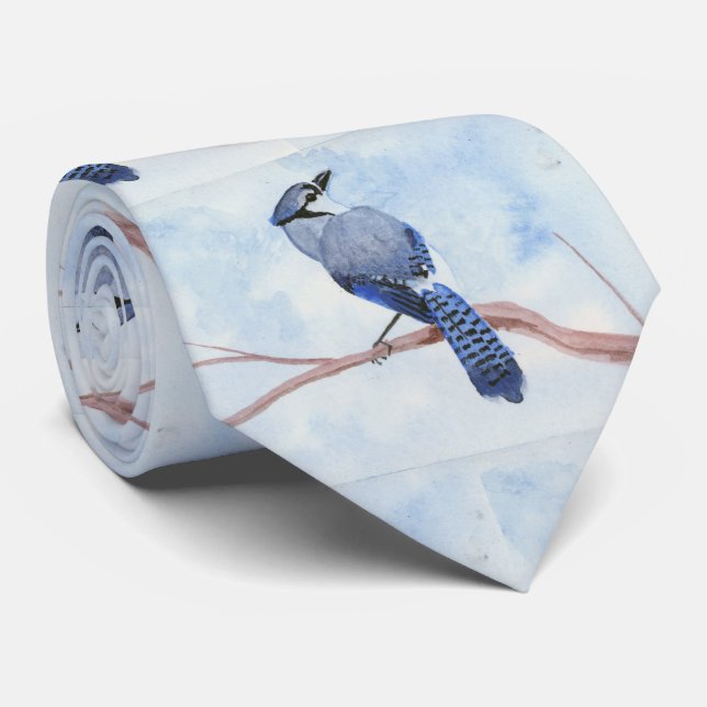 Cravate Blue Jay (Roulé)