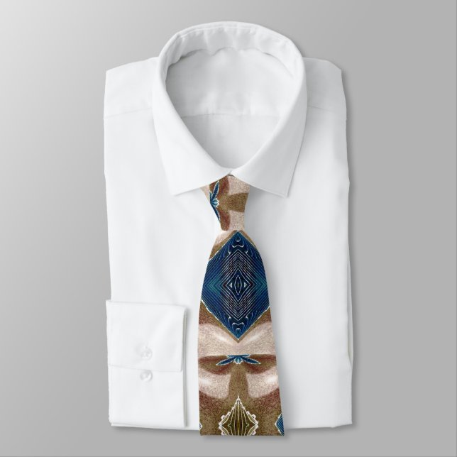 Cravate Blue Jeans et Dusty Trails (version plus grande) (Attaché)