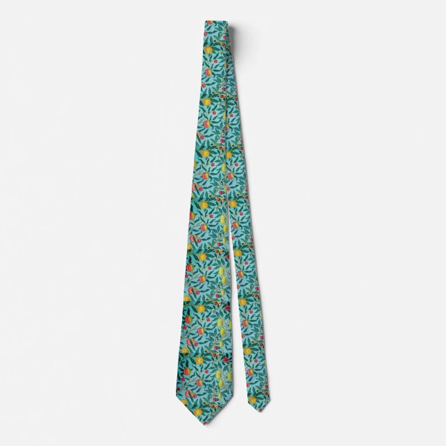 CRAVATE BLUE WILLIAM MORRIS 2 (Devant)