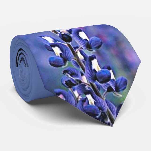 Cravate Bluebonnet de Texas (Roulé)