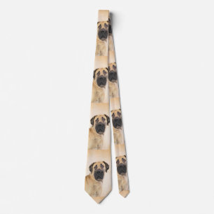Cravate Boerboel Peinture - Cute Original Chien Art