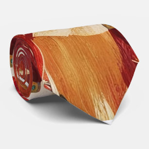 Cravate Boho Eclectique Feather