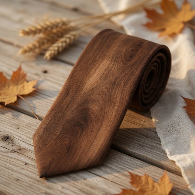 Cravate Bois rustique veiné (Créateur téléchargé)