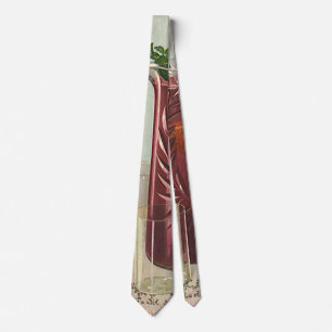 Cravate Boissons et breuvages vintage, pichet de sangria