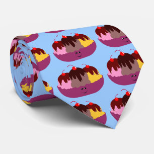Cravate Bol de crème glacée mignonne