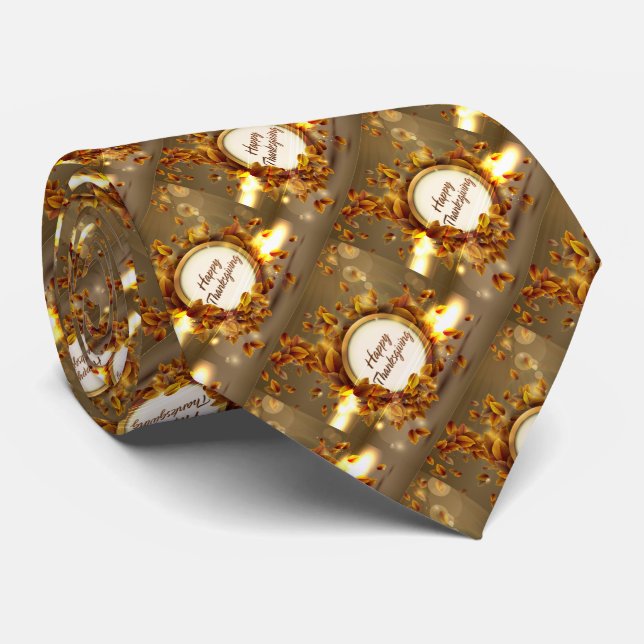 Cravate bon thanksgiving 3A (Roulé)