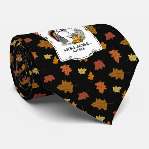 Cravate Bon thanksgiving Vieux Anglais Berger Gris 1 Amusa