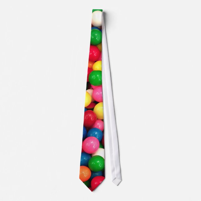 Cravate Bonbon à bille de gomme colorée (Devant)