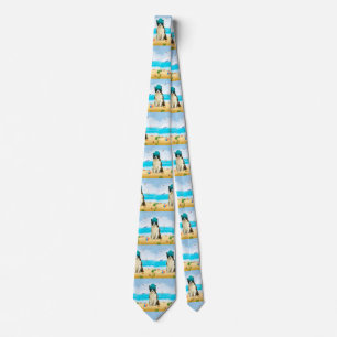 Cravate Bordure Collie Dog sur la plage