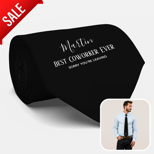 Cravate Boss Coworker quittant AJOUTER Devis Drôle, Person (Créateur téléchargé)