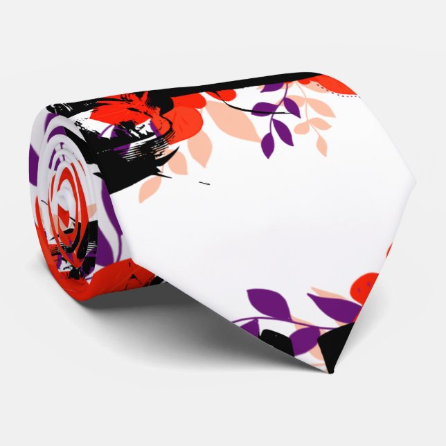 Cravate Botte Punk Rocker - style rue (Roulé)