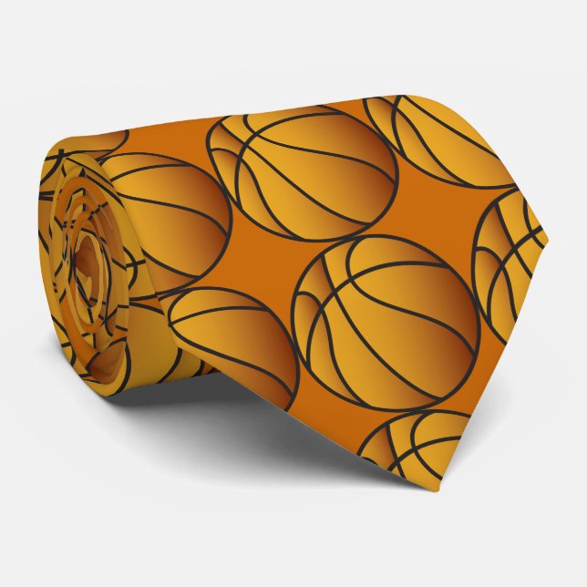 Cravate Boules de basket-ball (Roulé)