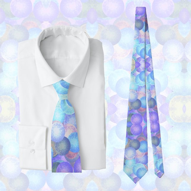 Cravate Boules disco dans les couleurs pastel arc-en-ciel  (Créateur téléchargé)