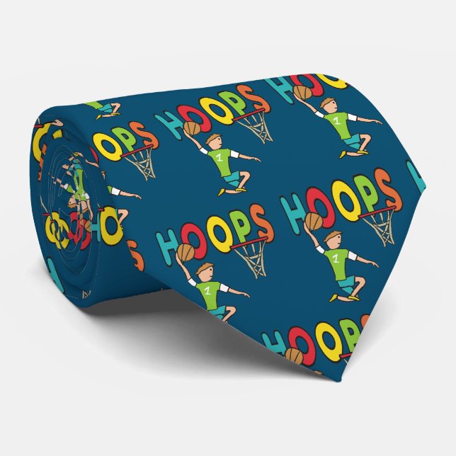 Cravate Bouts de basket (Roulé)