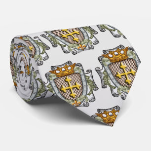 Cravate Brave nom de famille Crest