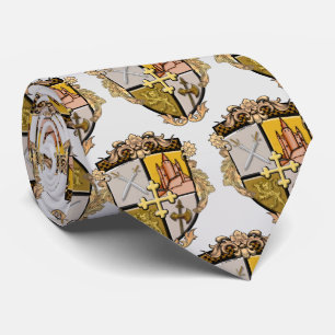 Cravate Brave nom de famille Crest