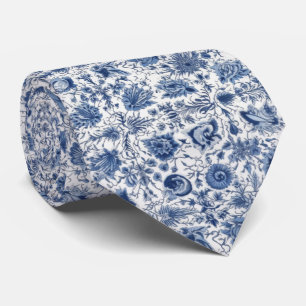 Cravate Broderie de fleurs