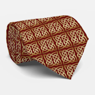 Cravate Bronze Tone Celtic
