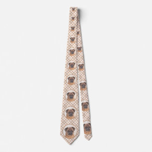 Cravate Bruxelles Griffon Smooth Painting Original Chien A