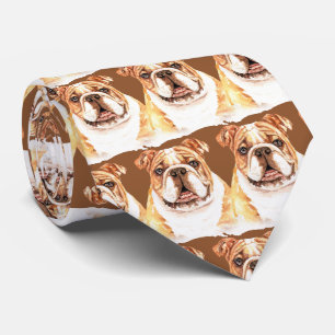 Cravate Bulldog anglais Brown